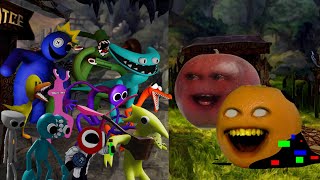 Annoying Orange &amp; APPLE together Vs All Rainbow Friends Chapter 2 | Friday Night Funkin Mod Roblox