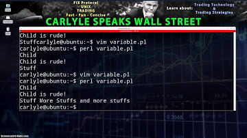 Perl tutorials: Variables, Array [Part 1]