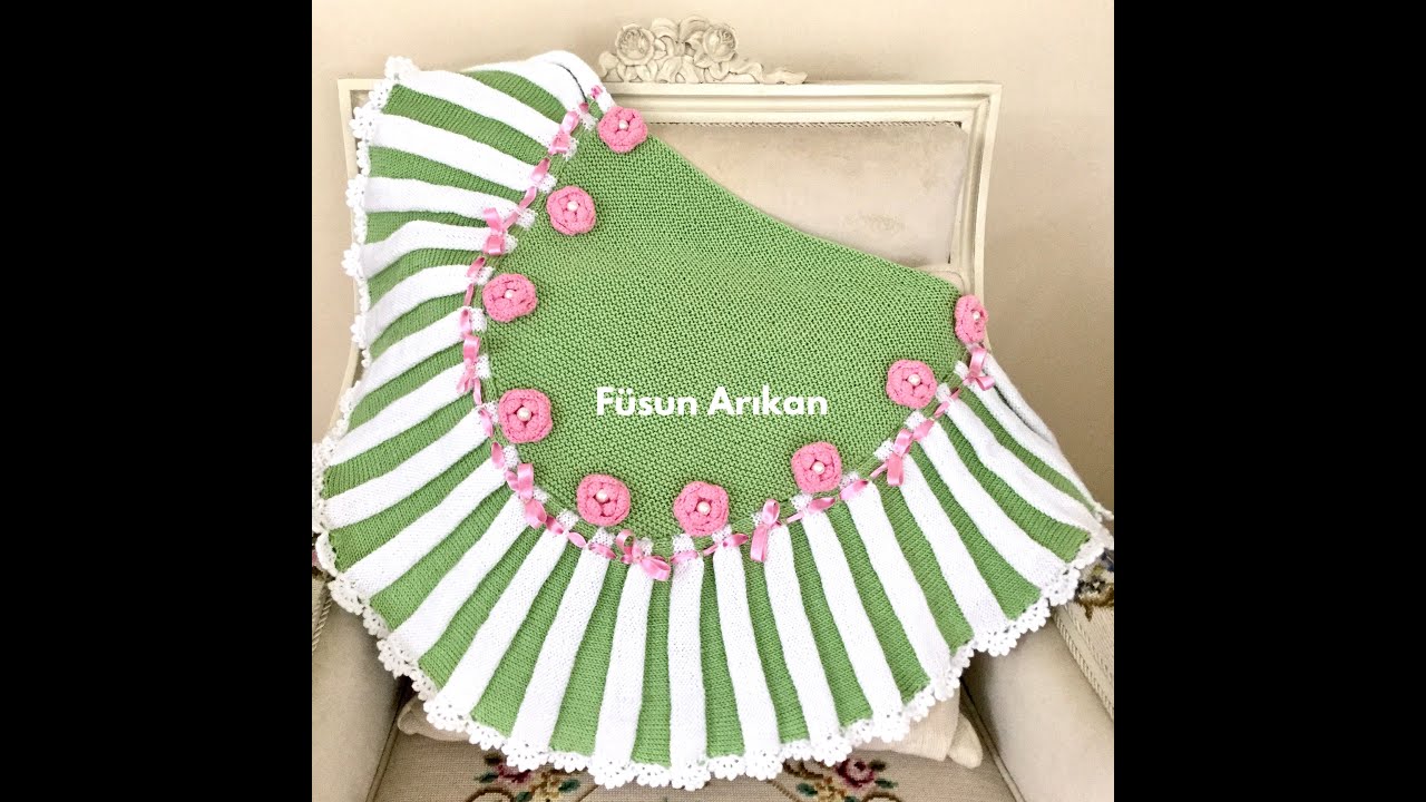 PUSET İÇİN ÖRGÜ BEBEK BATTANİYESİ ANLATIMI / KNITTED BABY BLANKET