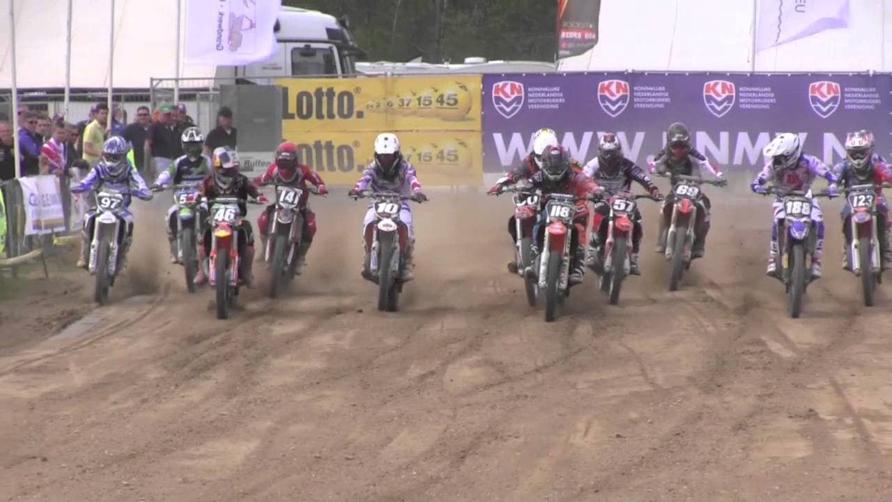 van der Vlist deelt flinke klap uit in het ONK 125cc in Rhenen