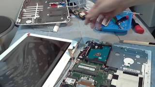 Dynabook T554/67KW 液晶パネル＆キーボード交換 - YouTube