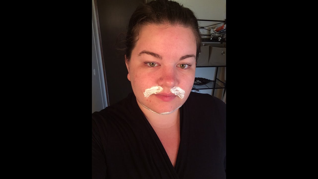 facial hair bleaching - YouTube