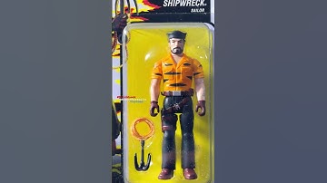 GIJoe ReAction SHIPWRECK Python Patrol QUICK LOOK Super7 Action Figure Review