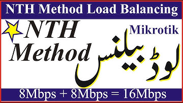 Mikrotik Tutorial 36- NTH Method Load Balancing in Hindi & Urdu