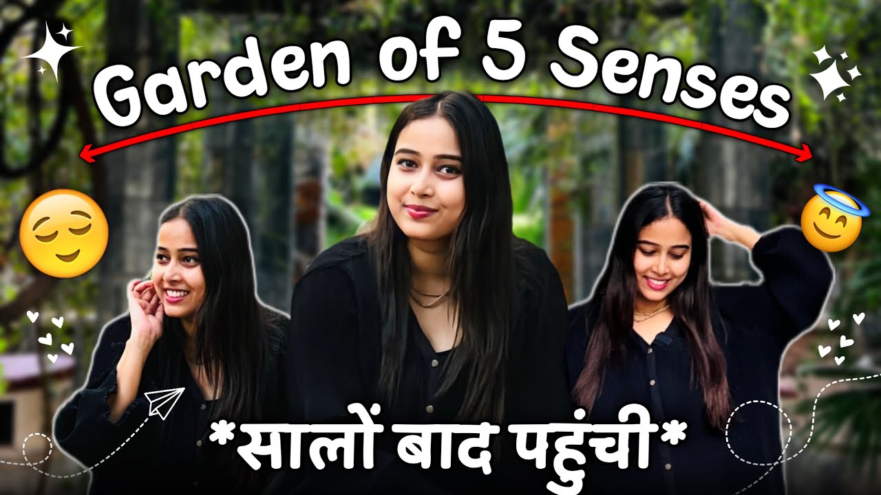 🌿 Exploring Garden of Five Senses | Delhi’s Hidden Gem ⛲ | Best Photoshoot Spot in Delhi 📸