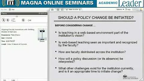Aligning Faculty Incentives