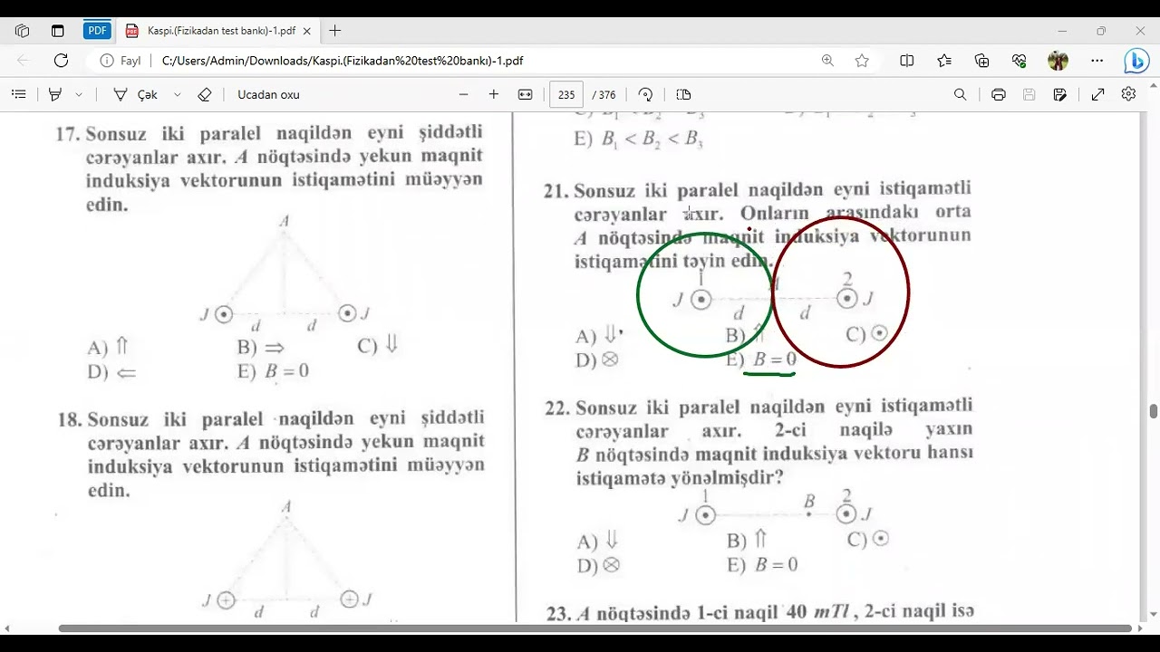 KASPİ - Maqnit sahəsi. Maqnit induksiyası