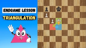 Chess Endgame lesson: Triangulation || Learn how to play the endgame in chess ||