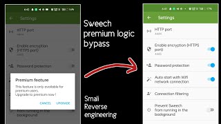 Sweech logic bypass tutorial. Reverse engineering.@DhanushKumark