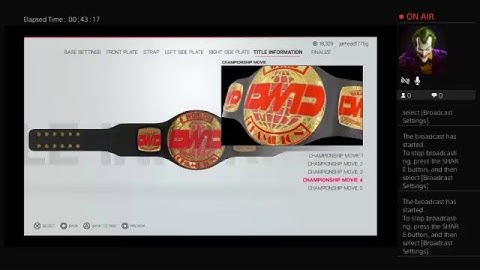 WWE 2K19 Image upload and title creation