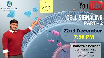 CELL SIGNALLING PART 2 | CSIR NET LIFE SCIENCES|IIT JAM BIOTECHNOLOGY | GATE BT &XL