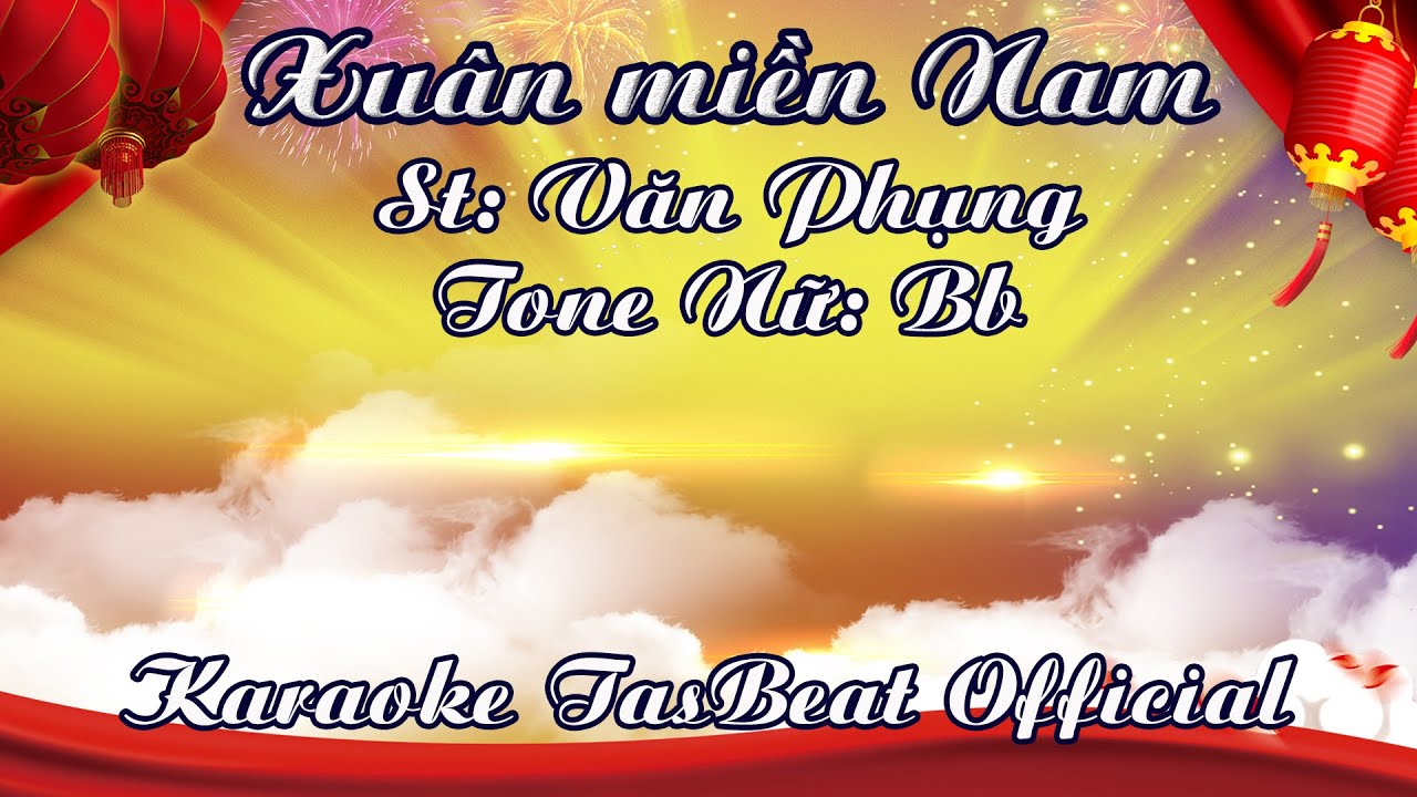 Karaoke Xuân Miền Nam Tone Nữ | TAS BEAT