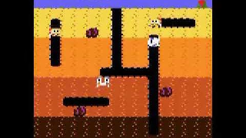 Dig Dug - Atari 7800 - Gameplay 🎮