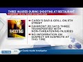 Three injured during shooting at Fairmont restaurant