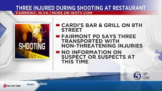 Three injured during shooting at Fairmont restaurant