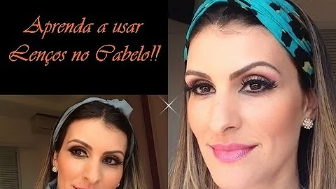 Como amarrar a faixa no cabelo?