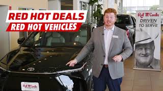 Red McCombs Toyota Red Hot Sales Event