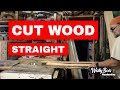 CUTTING ROUGH WOOD STRAIGHT #lumber #woodworking #woodyard