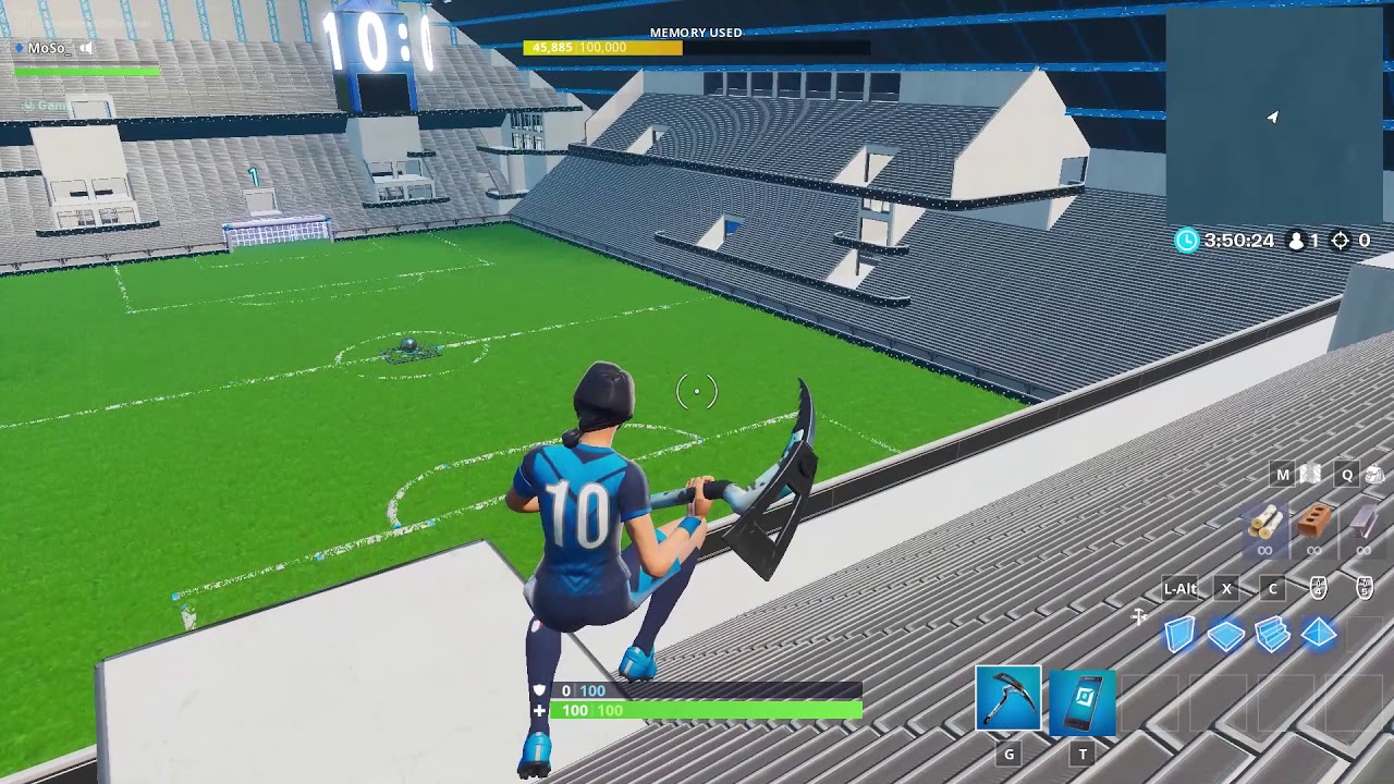 Moso S Football Stadium In Fortnite Creative Youtube