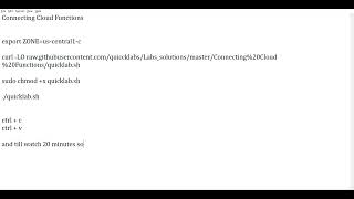 Connecting Cloud Functions || #qwiklabs || #coursera