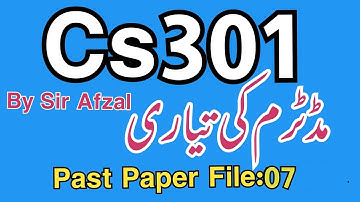 Cs301 midterm preparation,cs301 midterm exams preparation 2022,cs301 midterm paper preparation 2022