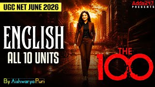 UGC NET English Literature | UGC NET English Literature Top 100 Questions | By Aishwarya Mam