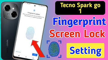 Tecno spark go 1 fingerprint screen lock | fingerprint lock setting in Tecno spark go 1/pattern lock