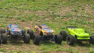 OUTCAST 8S JCONCEPTS 10,000MAH SMC LIPOS😇🔥😱 VS  XMAXX 8S TRACK RACE 🏁 AND A GOOD DAY OF BASHING!!