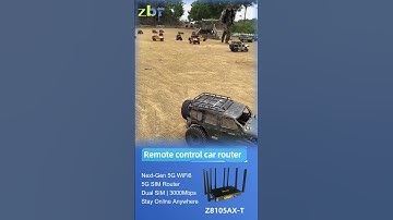 This WiFi6 Router Powers RC Cars, Drones & Smart Homes! � ZBT Z8105-T #5grouter #automobile