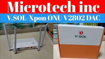@microtech-inc V.Sol -XPon ONU. V2802 DAC. Available @microtch.ali1