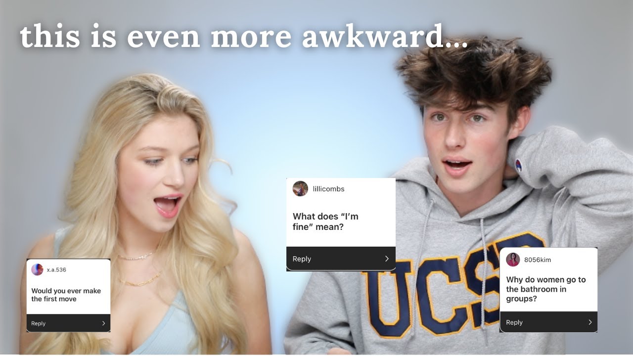 Задавать девушкам вопросы, которые парни боятся задать *неловко* | Блейк Мэннинг и Чарли Элиз