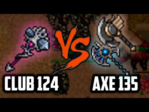 Club 124 VS Axe 135 in GIRTABLILUS - Will club deal more DAMAGE?