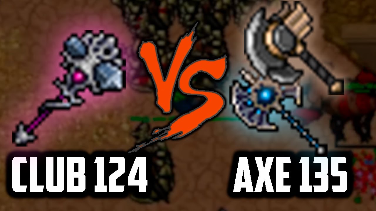 Club 124 VS Axe 135 in GIRTABLILUS - Will club deal more DAMAGE