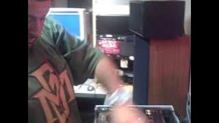 DJ Khaled playing DJ Infamous' single FEDDY LIVE at V 103 10-9-09