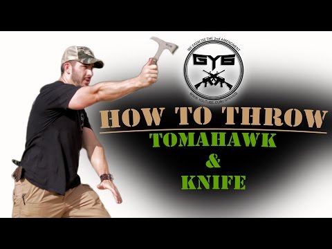 HOW TO THROW a Knife | AXE | Tomahawk