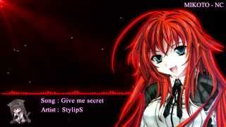 Download Lagu Nightcore - Give Me Secret || High School DXD Born ED || MP3