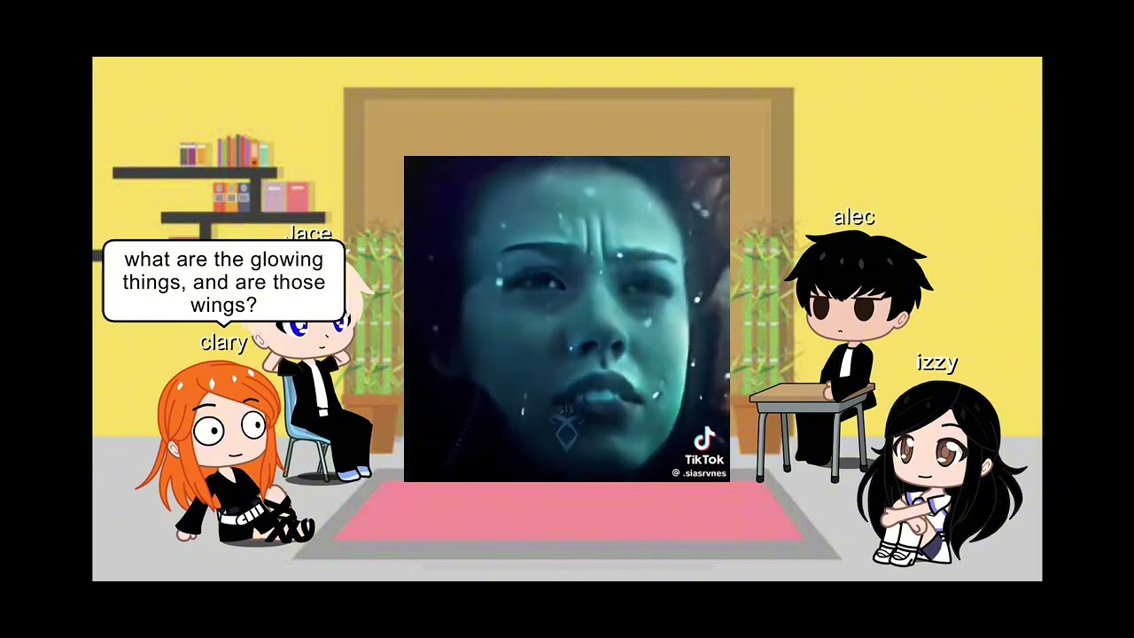 Shadow hunters reacts to clary part 1