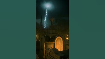 Thunderstorm At A Haunted Cemetery (preview) RDR2 ASMR  #asmr  #rainsounds  #asmrgaming  #rain