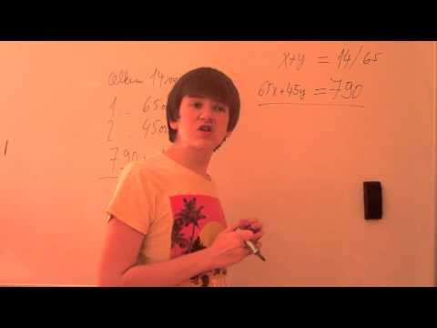 Video: Jak řešit úlohy Rovnice