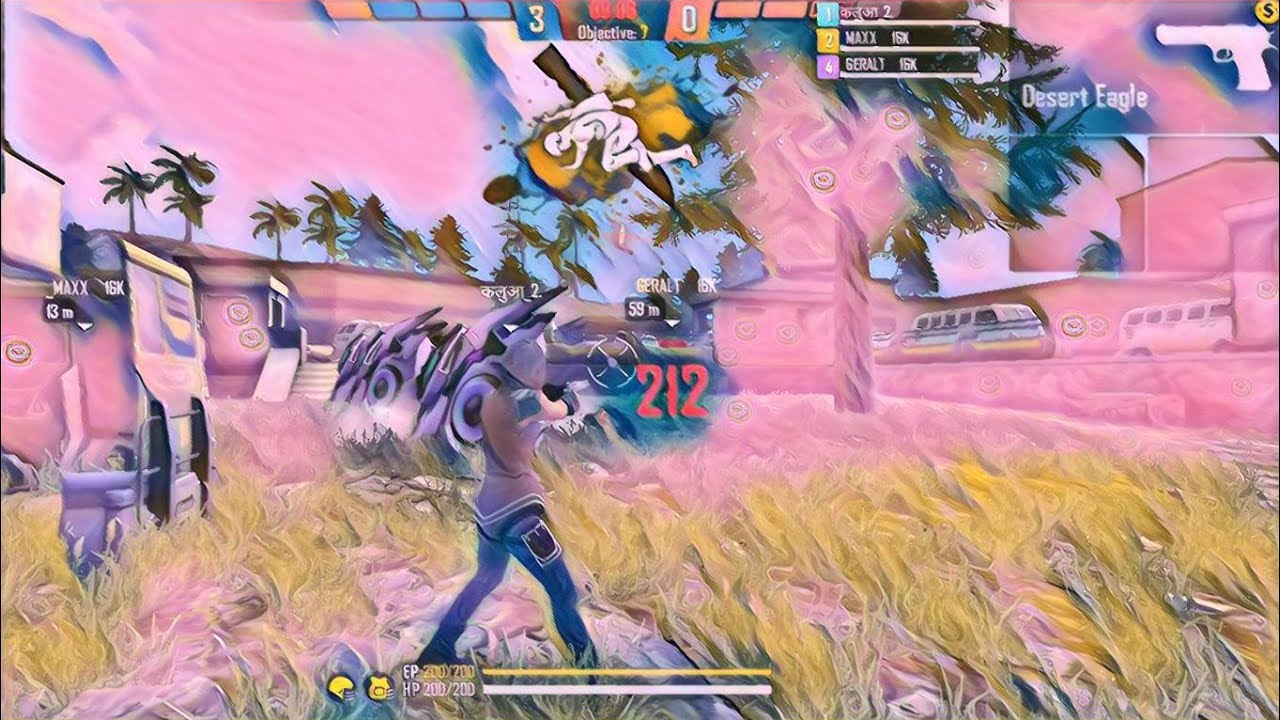 Desert contra famosos👽🔥|| headshots with desert eagle😈|| 460 dpi + realme 6i📱