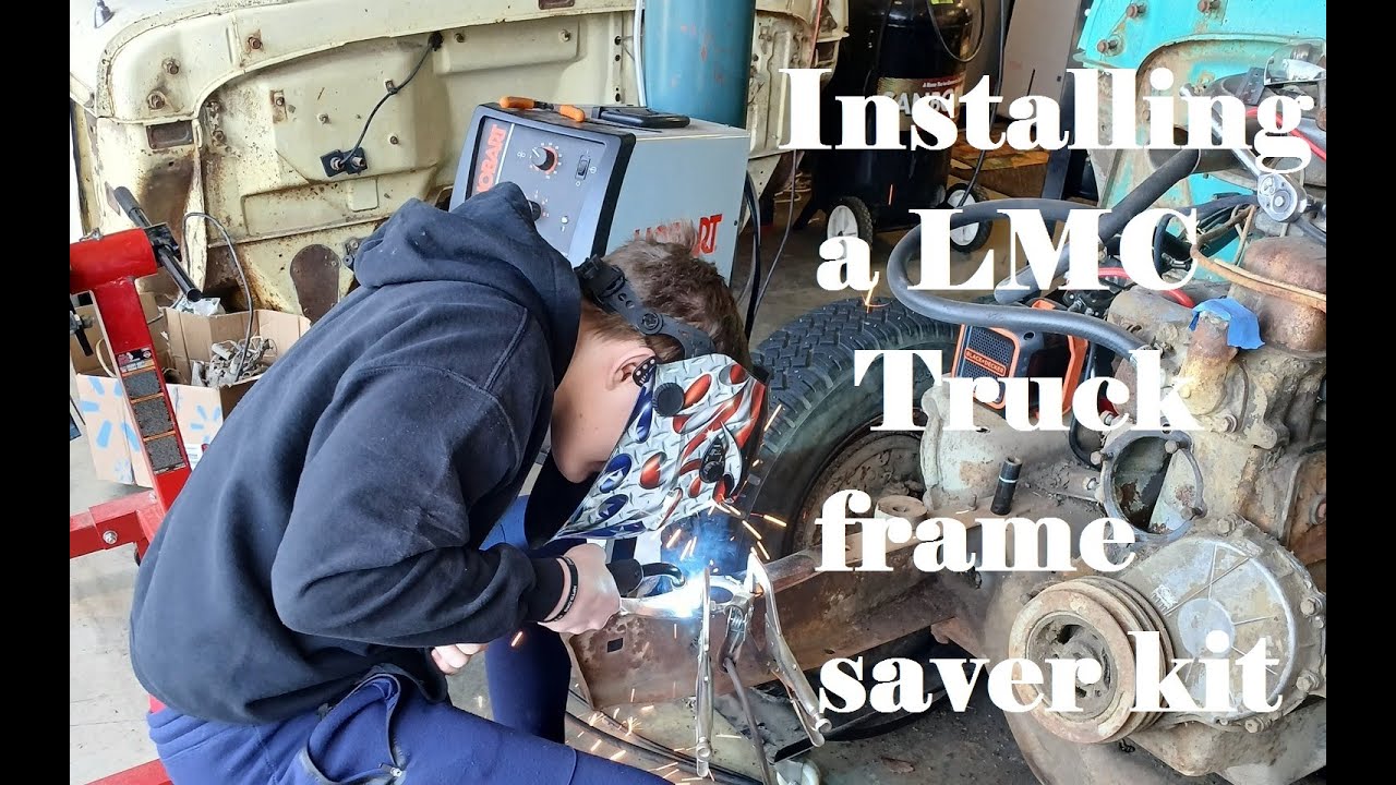 How to weld in the LMC Truck frame saver kit on a '65 F100