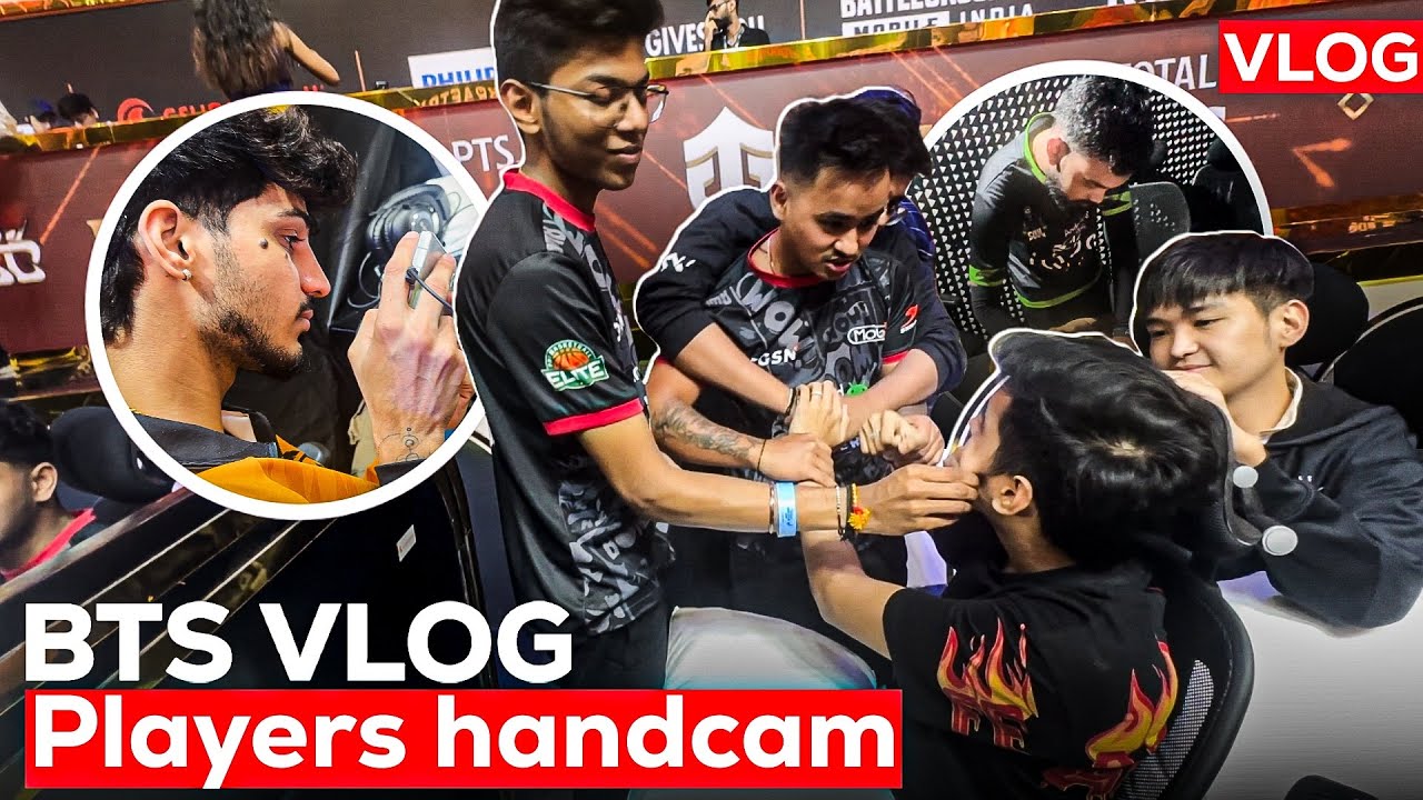 Players HandCam Ft .. Zgod , Wizzgod , Rony , Spower ! BGMS BTS VLOG ! Uncut part !