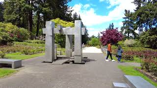 Washington Park International Rose Test Garden - Portland, Oregon 4k HD #rosegarden #portland