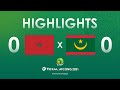 Highlights  totalafconq2021  round 1  group e morocco 00 mauritania