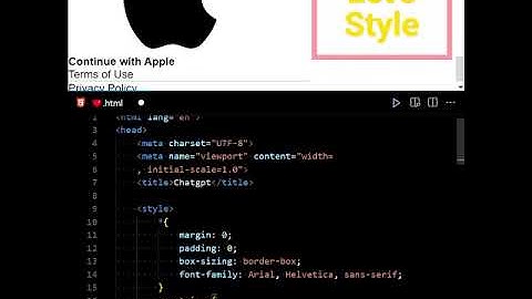 Chatgpt signup clone using html css js #shortcode #shorts #coding#shortvideos #viralvideo #css #html