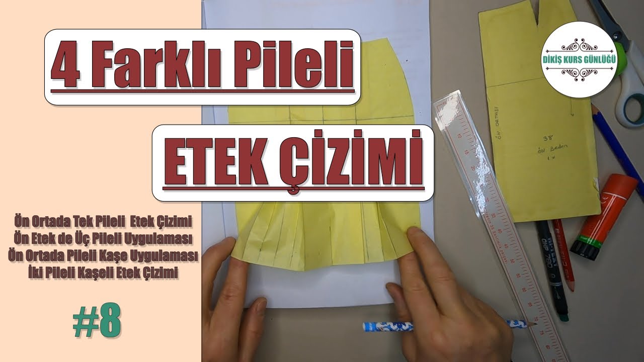4 Farklı Pileli Etek Uygulaması [8]