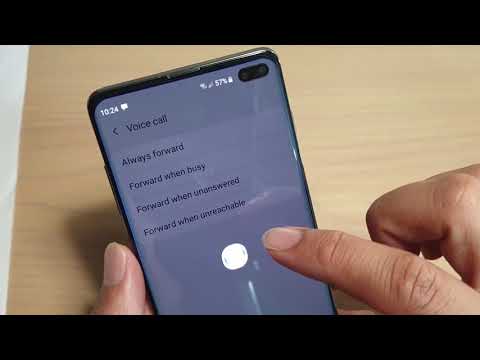 Samsung Galaxy S10 S10: How To Setup Call Forwarding