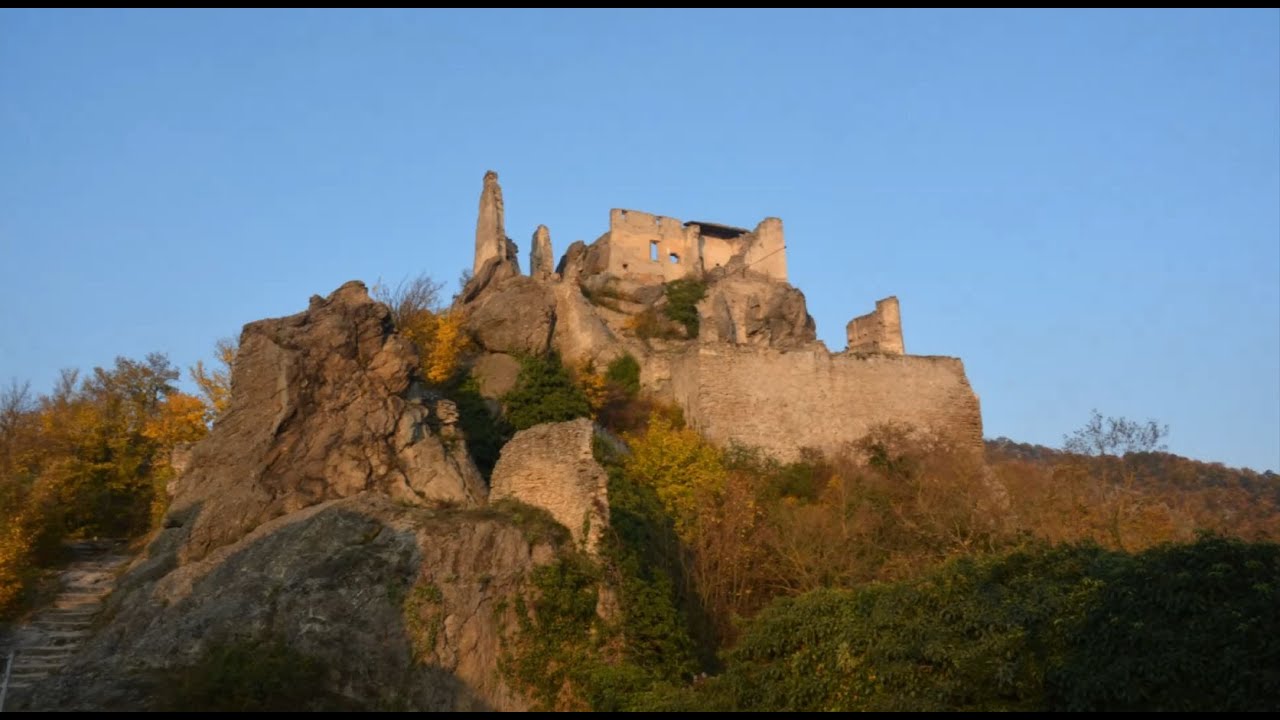 Burgruine Dürnstein (Wachau) im Herbst