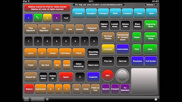 Sibelius Control for iPad - Screencast
