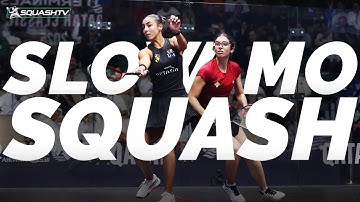 TAXI IN DOHA! 🚕 | 🇪🇬 El Hammamy v Orfi 🇪🇬 | Slow Mo Squash 🎥